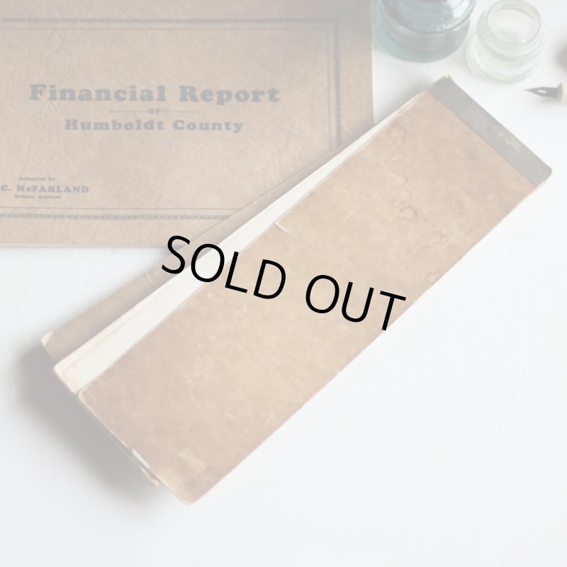 画像3: USAアンティーク紙もの領収書ブックレット1900年代｜standard receipts book (3)