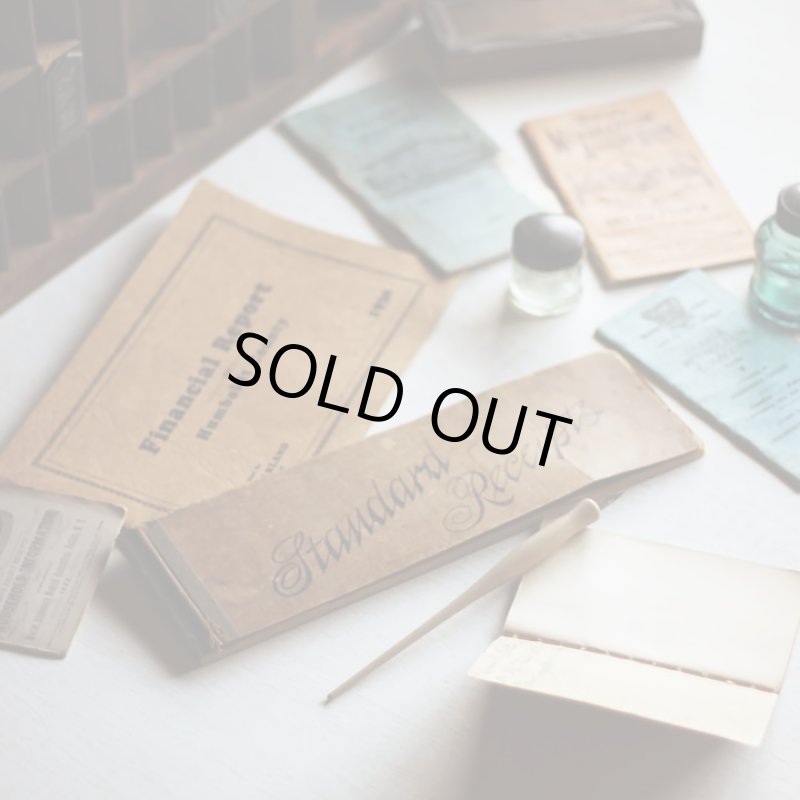 画像16: USAアンティーク紙もの領収書ブックレット1900年代｜standard receipts book (16)