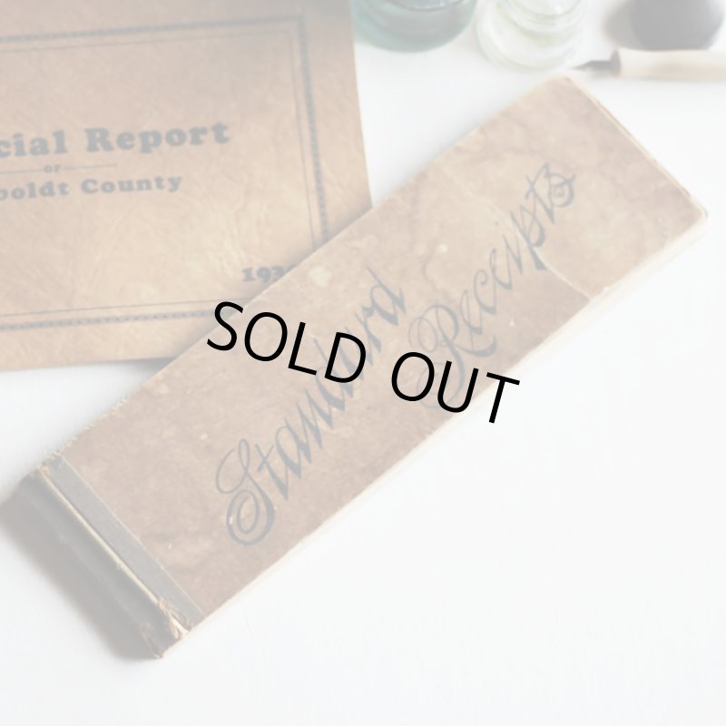 画像2: USAアンティーク紙もの領収書ブックレット1900年代｜standard receipts book (2)