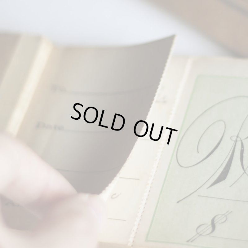 画像8: USAアンティーク紙もの領収書ブックレット1900年代｜standard receipts book (8)