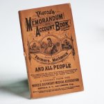 画像1: USAアンティーク紙ものノートブックレット1887年｜Pierce's医療と健康の覚書帳簿 (1)