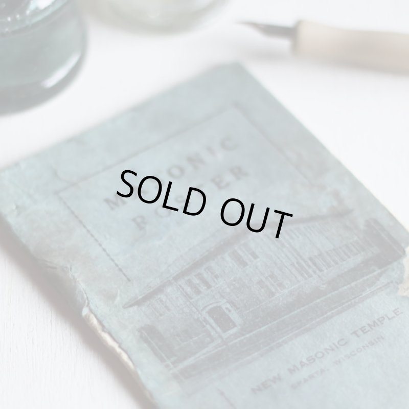 画像4: USAヴィンテージ紙ものフリーメイソンブックレット1929年｜Sparta Masonic Templeウィスコンシン (4)