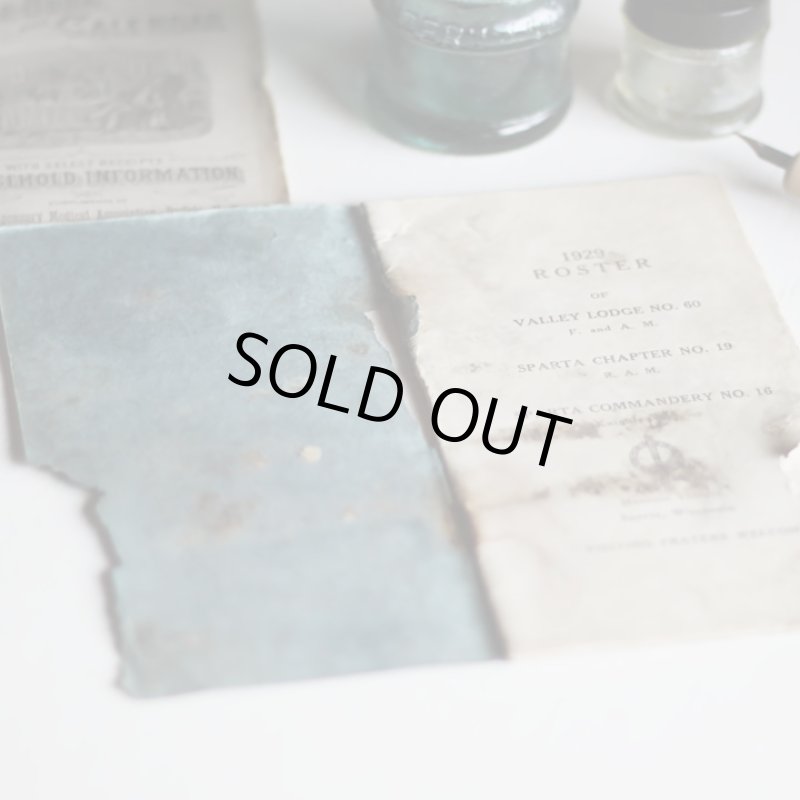 画像7: USAヴィンテージ紙ものフリーメイソンブックレット1929年｜Sparta Masonic Templeウィスコンシン (7)