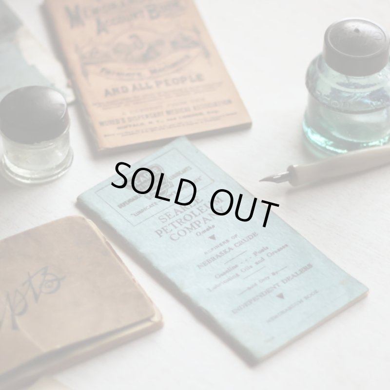 画像10: USAヴィンテージ紙ものメモ帳ノートブックレット|Searle Petroleum Company Omaha Memorandum Book (10)