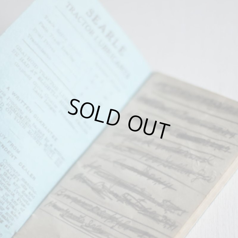 画像4: USAヴィンテージ紙ものメモ帳ノートブックレット|Searle Petroleum Company Omaha Memorandum Book (4)