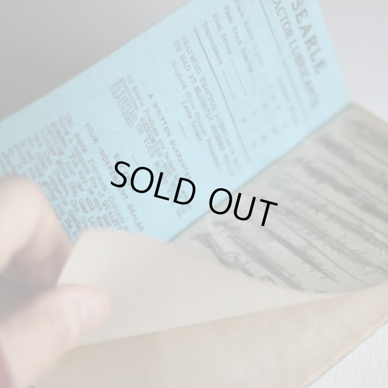 画像5: USAヴィンテージ紙ものメモ帳ノートブックレット|Searle Petroleum Company Omaha Memorandum Book (5)