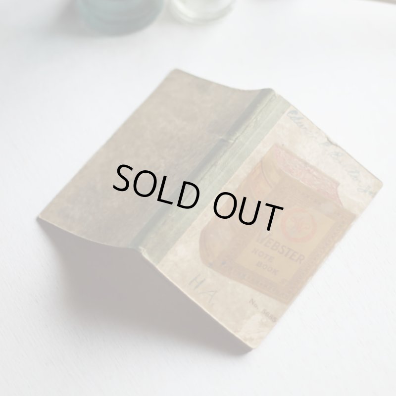 画像5: USAヴィンテージ紙ものメモ帳ノートブック｜WEBSTER dictionary note book (5)