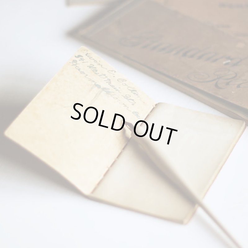 画像10: USAヴィンテージ紙ものメモ帳ノートブック｜WEBSTER dictionary note book (10)