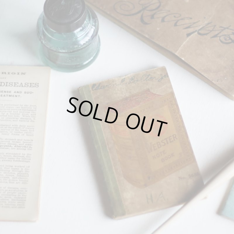 画像3: USAヴィンテージ紙ものメモ帳ノートブック｜WEBSTER dictionary note book (3)