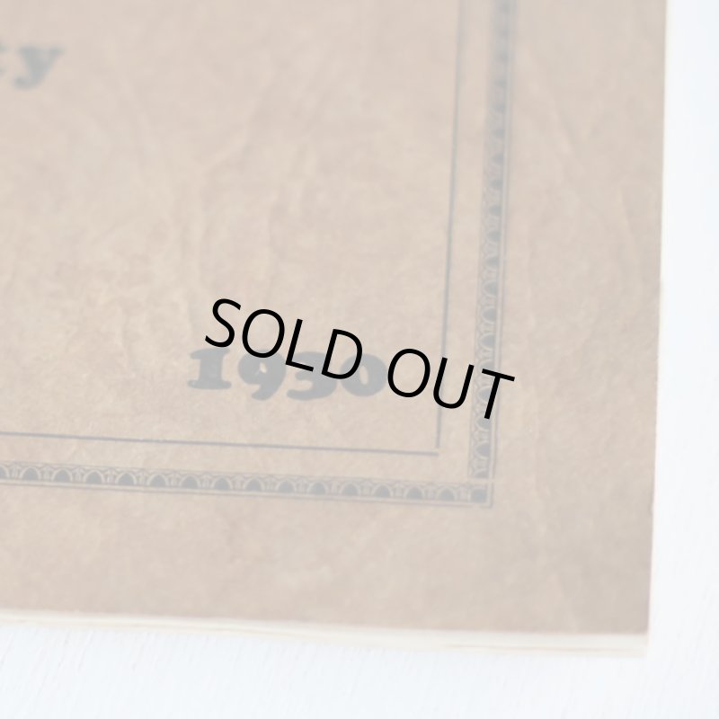 画像4: USAヴィンテージ紙もの財務報告書ブックレット1930年｜financial report humboldt county (4)