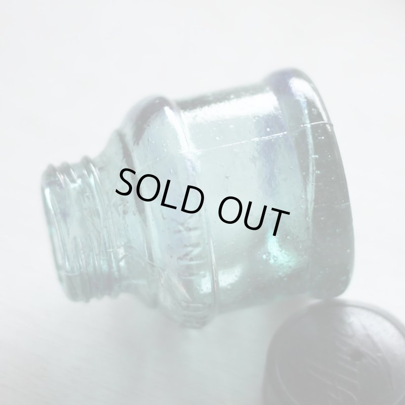 画像17: ヴィンテージガラス瓶インクボトルAngel・ENZERU｜昭和戦前ガラスボトル (17)