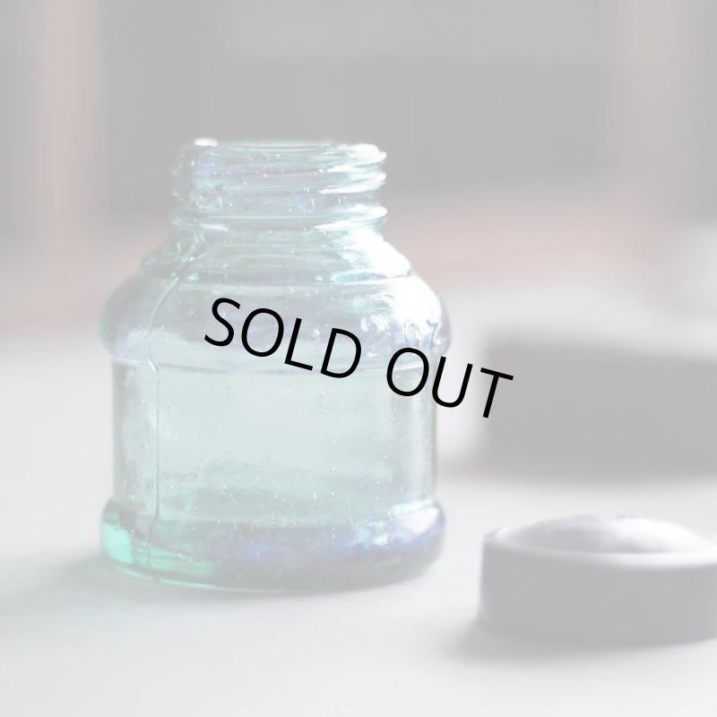 画像19: ヴィンテージガラス瓶インクボトルAngel・ENZERU｜昭和戦前ガラスボトル (19)