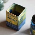 画像15: USAヴィンテージガラスインクボトル2oz｜sheaffer skrip ink bottleガラス瓶RC-35 (15)