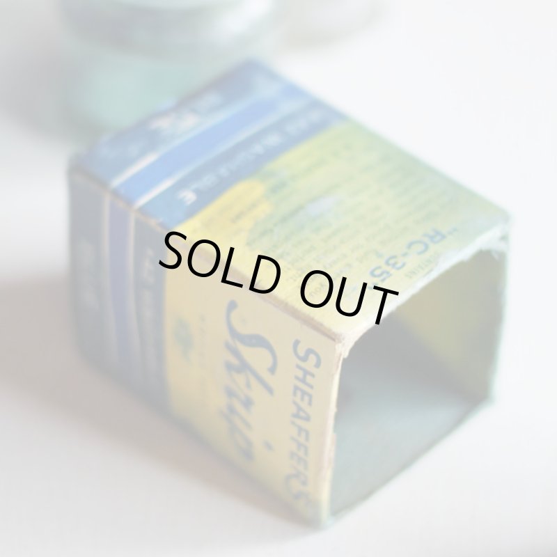 画像16: USAヴィンテージガラスインクボトル2oz｜sheaffer skrip ink bottleガラス瓶RC-35 (16)