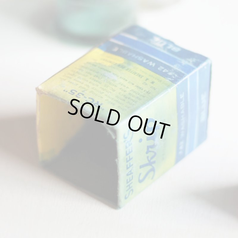 画像17: USAヴィンテージガラスインクボトル2oz｜sheaffer skrip ink bottleガラス瓶RC-35 (17)