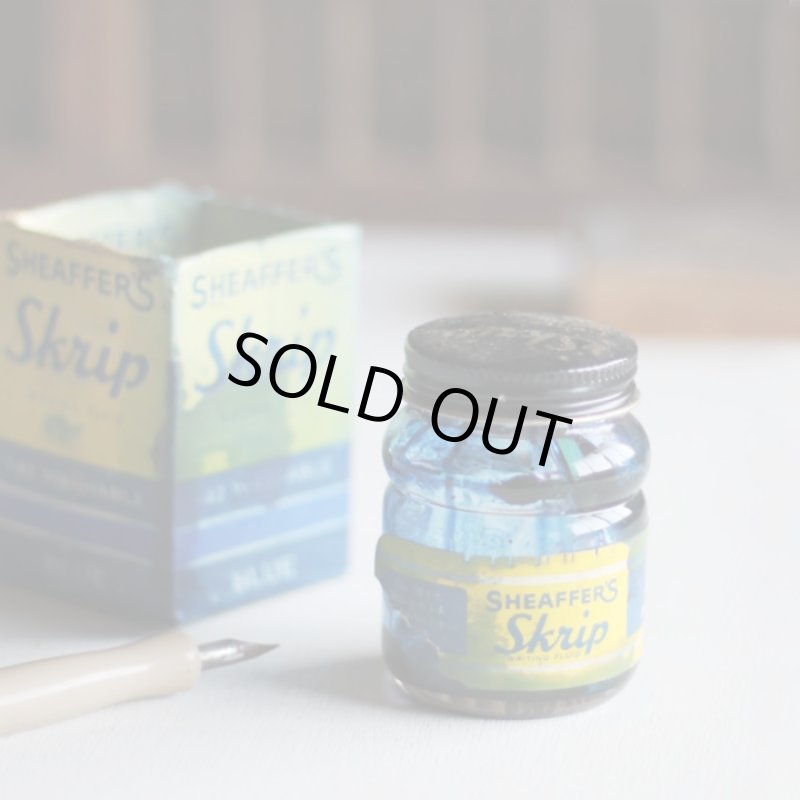 画像18: USAヴィンテージガラスインクボトル2oz｜sheaffer skrip ink bottleガラス瓶RC-35 (18)