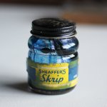 画像2: USAヴィンテージガラスインクボトル2oz｜sheaffer skrip ink bottleガラス瓶RC-35 (2)