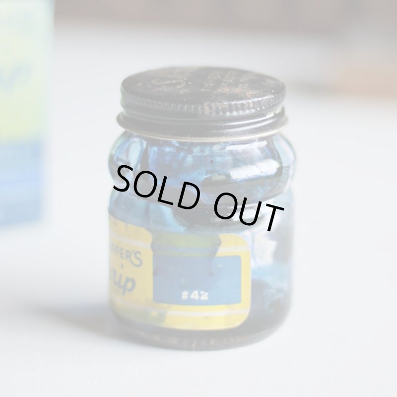 画像3: USAヴィンテージガラスインクボトル2oz｜sheaffer skrip ink bottleガラス瓶RC-35 (3)