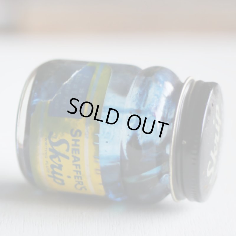 画像10: USAヴィンテージガラスインクボトル2oz｜sheaffer skrip ink bottleガラス瓶RC-35 (10)