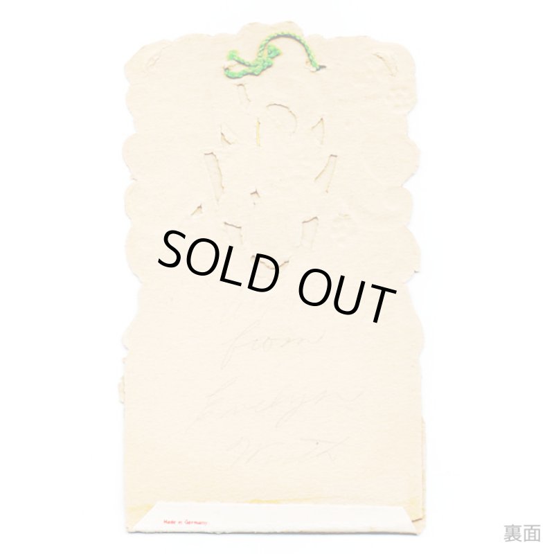 画像5: USAヴィンテージ1930年代紙ものバレンタインデーグリーティングカード｜A Friendly Valentineアンティーク紙もの (5)