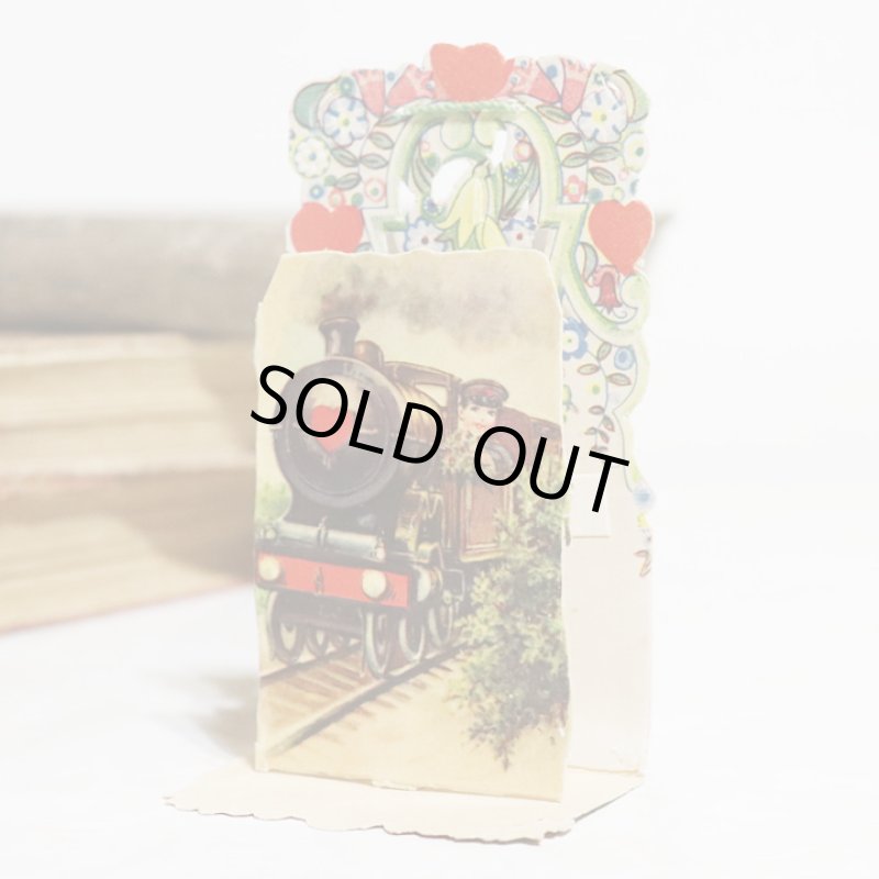 画像3: USAヴィンテージ1930年代紙ものバレンタインデーグリーティングカード｜A Friendly Valentineアンティーク紙もの (3)