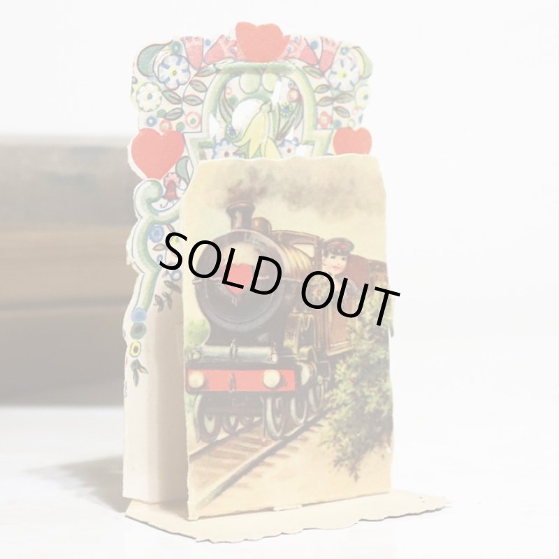 画像2: USAヴィンテージ1930年代紙ものバレンタインデーグリーティングカード｜A Friendly Valentineアンティーク紙もの (2)