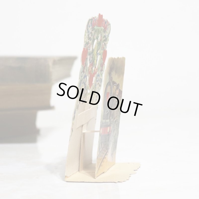 画像10: USAヴィンテージ1930年代紙ものバレンタインデーグリーティングカード｜A Friendly Valentineアンティーク紙もの (10)