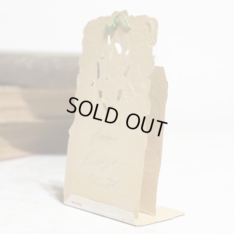 画像11: USAヴィンテージ1930年代紙ものバレンタインデーグリーティングカード｜A Friendly Valentineアンティーク紙もの (11)