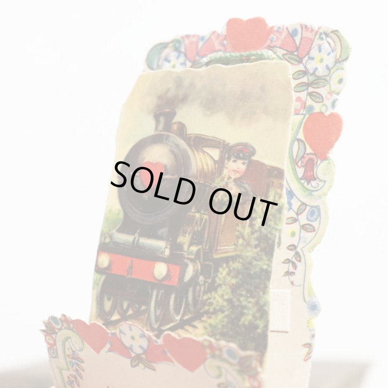 画像9: USAヴィンテージ1930年代紙ものバレンタインデーグリーティングカード｜A Friendly Valentineアンティーク紙もの (9)