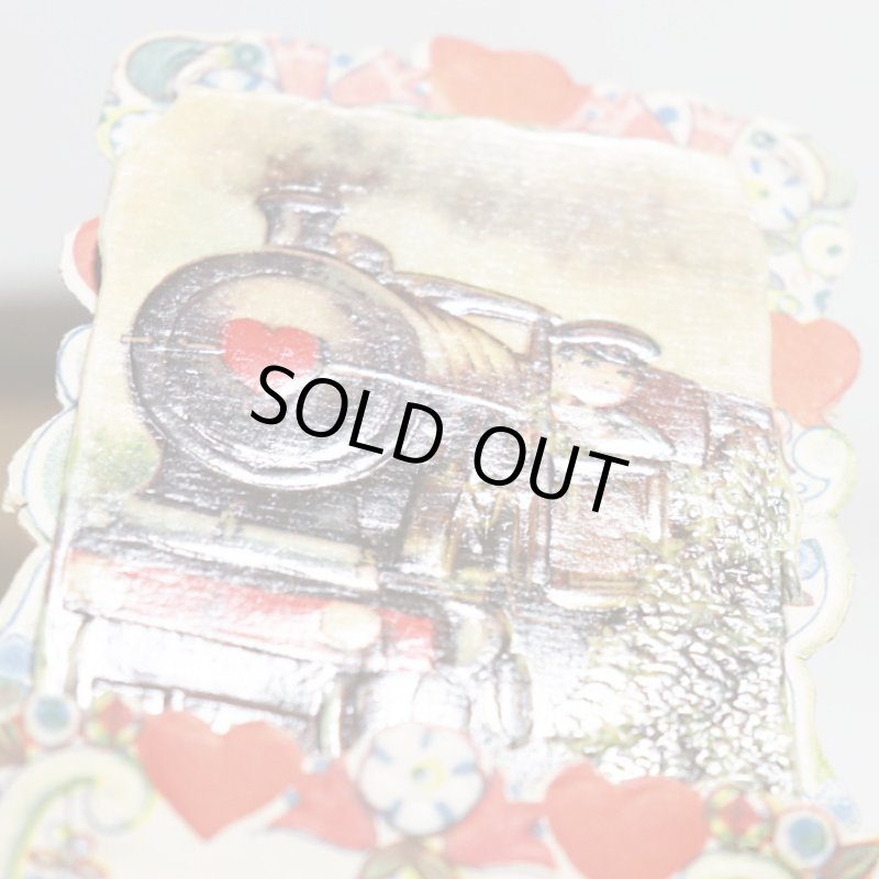 画像8: USAヴィンテージ1930年代紙ものバレンタインデーグリーティングカード｜A Friendly Valentineアンティーク紙もの (8)