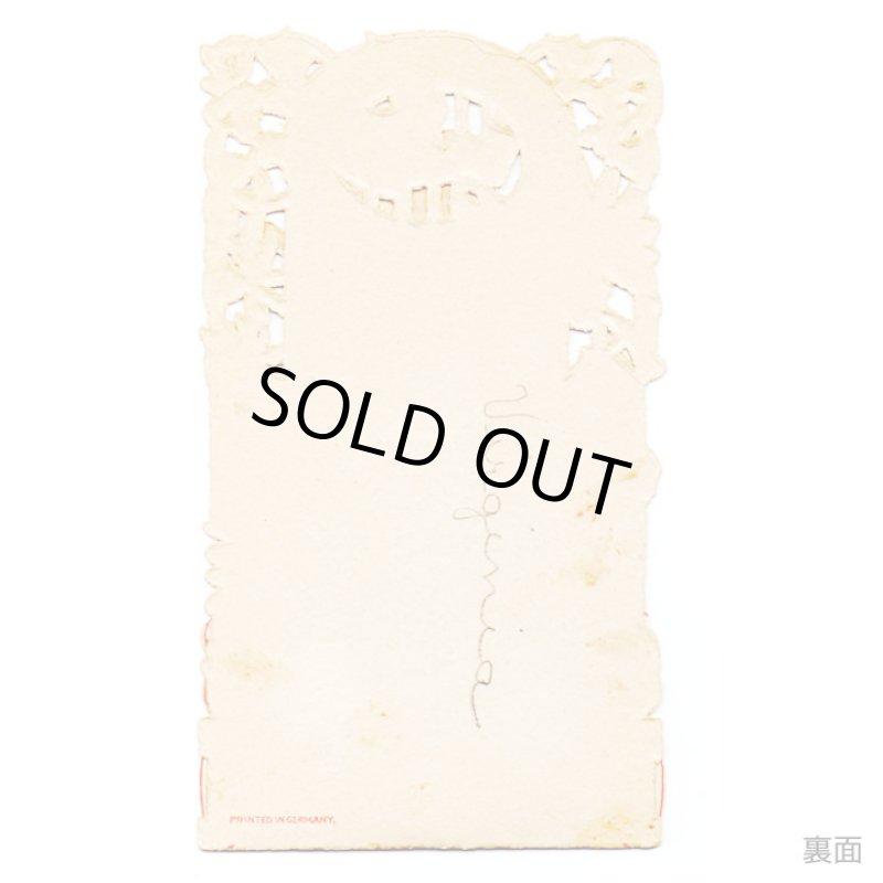 画像4: USAヴィンテージ1930年代紙ものバレンタインデーグリーティングカード｜To my Valentine天使・男の子アンティーク (4)