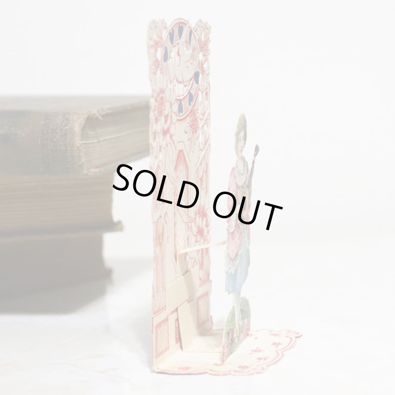 画像13: USAヴィンテージ1930年代紙ものバレンタインデーグリーティングカード｜To my Valentine天使・男の子アンティーク (13)