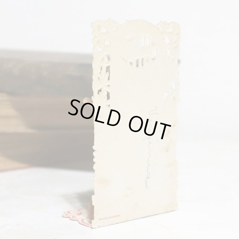 画像15: USAヴィンテージ1930年代紙ものバレンタインデーグリーティングカード｜To my Valentine天使・男の子アンティーク (15)