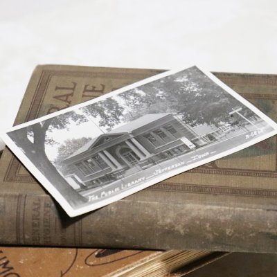 画像3: USAヴィンテージアイオワ州ジェファーソン公共図書館写真ポストカード｜アンティーク紙もの