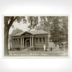 画像1: USAヴィンテージアイオワ州ジェファーソン公共図書館写真ポストカード｜アンティーク紙もの (1)