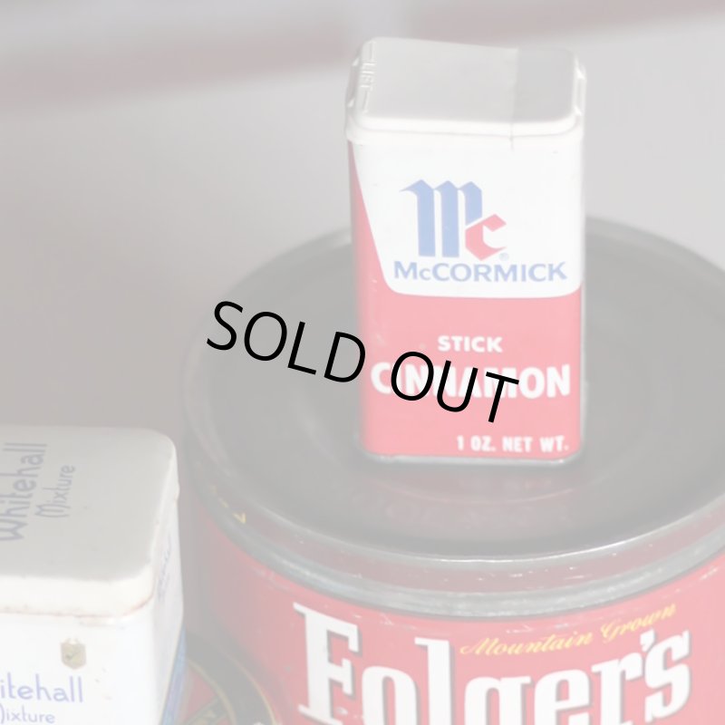 画像13: USAヴィンテージティン缶アドバタイジング｜スパイスMcCormick Stick Cinnamon (13)