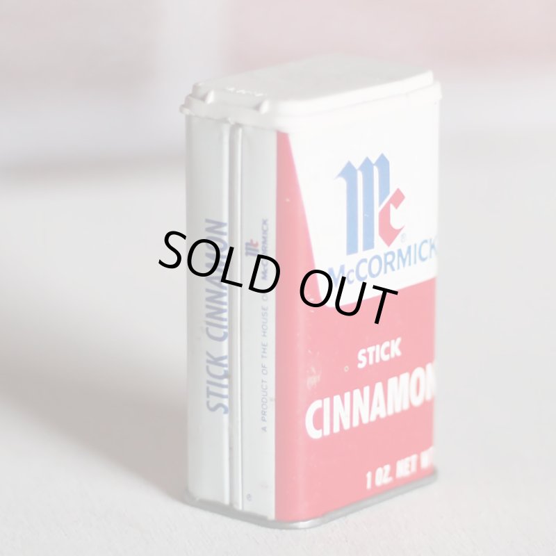 画像4: USAヴィンテージティン缶アドバタイジング｜スパイスMcCormick Stick Cinnamon (4)