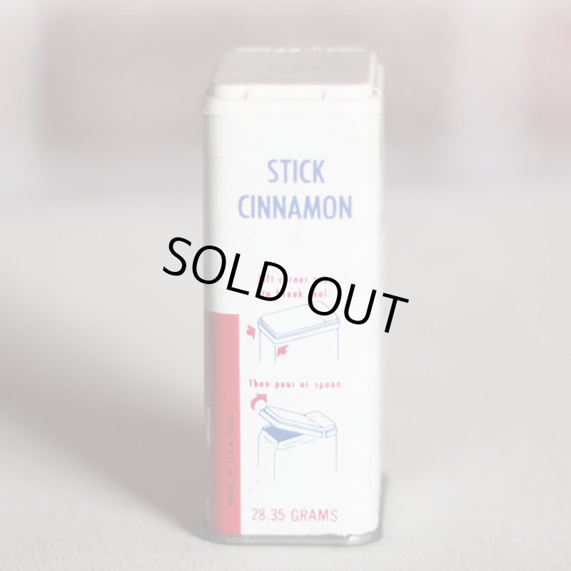 画像5: USAヴィンテージティン缶アドバタイジング｜スパイスMcCormick Stick Cinnamon (5)