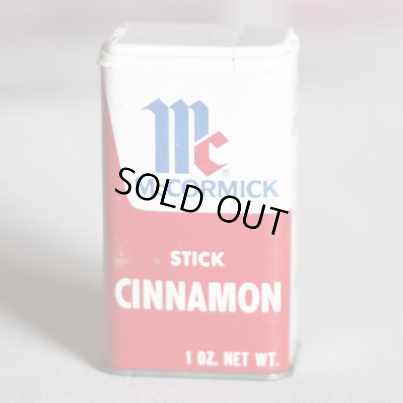 画像3: USAヴィンテージティン缶アドバタイジング｜スパイスMcCormick Stick Cinnamon (3)