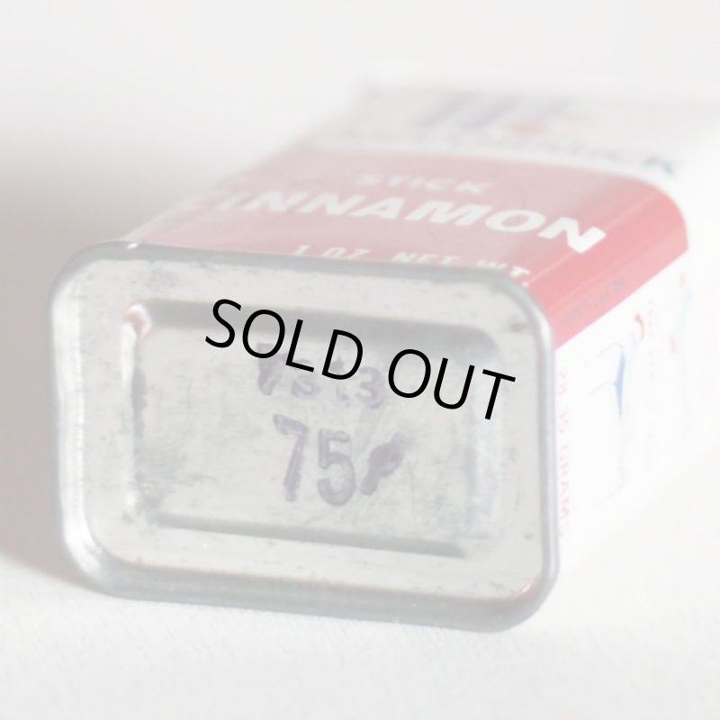 画像10: USAヴィンテージティン缶アドバタイジング｜スパイスMcCormick Stick Cinnamon (10)