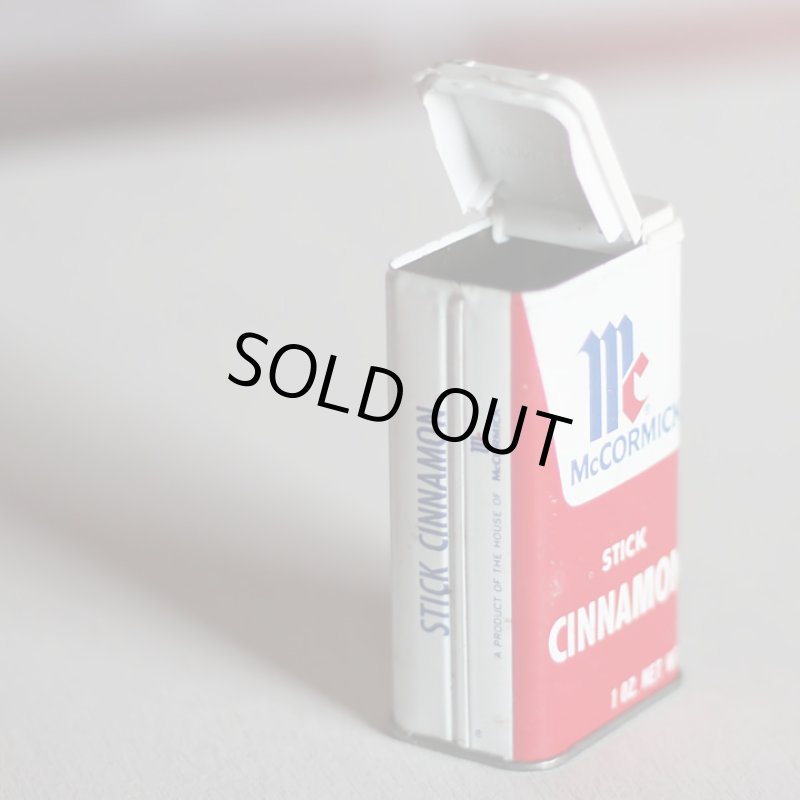 画像8: USAヴィンテージティン缶アドバタイジング｜スパイスMcCormick Stick Cinnamon (8)