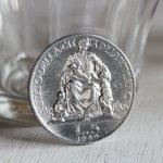 画像3: ヴィンテージ1949年アルミ製ヴァチカン市国ピウス12世（ピオ12世）バチカン5リラ｜コインメダル硬貨 (3)
