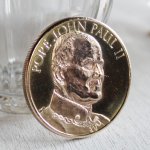 画像2: ヨハネ・パウロ2世1979年ニューヨーク訪問記念コイン｜カトリック教会教皇メダル (2)