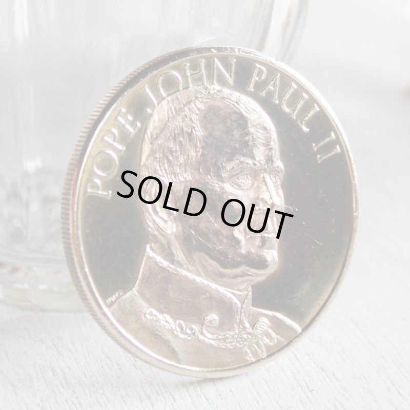 画像2: ヨハネ・パウロ2世1979年ニューヨーク訪問記念コイン｜カトリック教会教皇メダル (2)