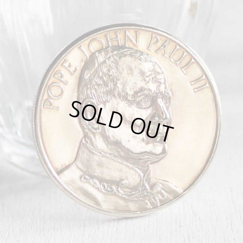 画像3: ヨハネ・パウロ2世1979年ニューヨーク訪問記念コイン｜カトリック教会教皇メダル (3)