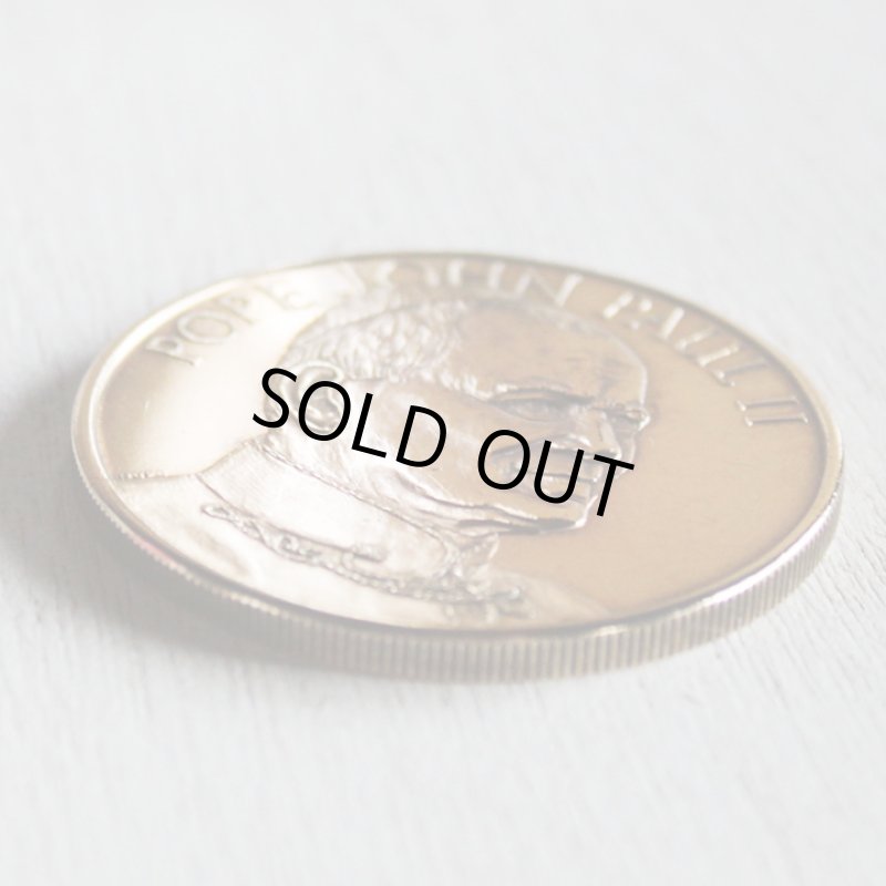 画像6: ヨハネ・パウロ2世1979年ニューヨーク訪問記念コイン｜カトリック教会教皇メダル (6)