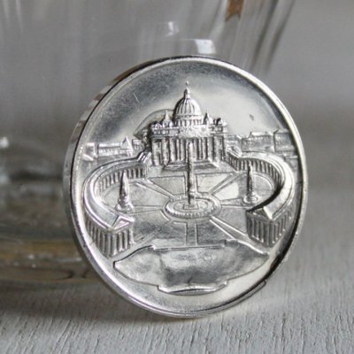 画像3: バチカン市国ヨハネ・パウロ2世ポケットトークン硬貨コイン｜サンピエトロ大聖堂メダル