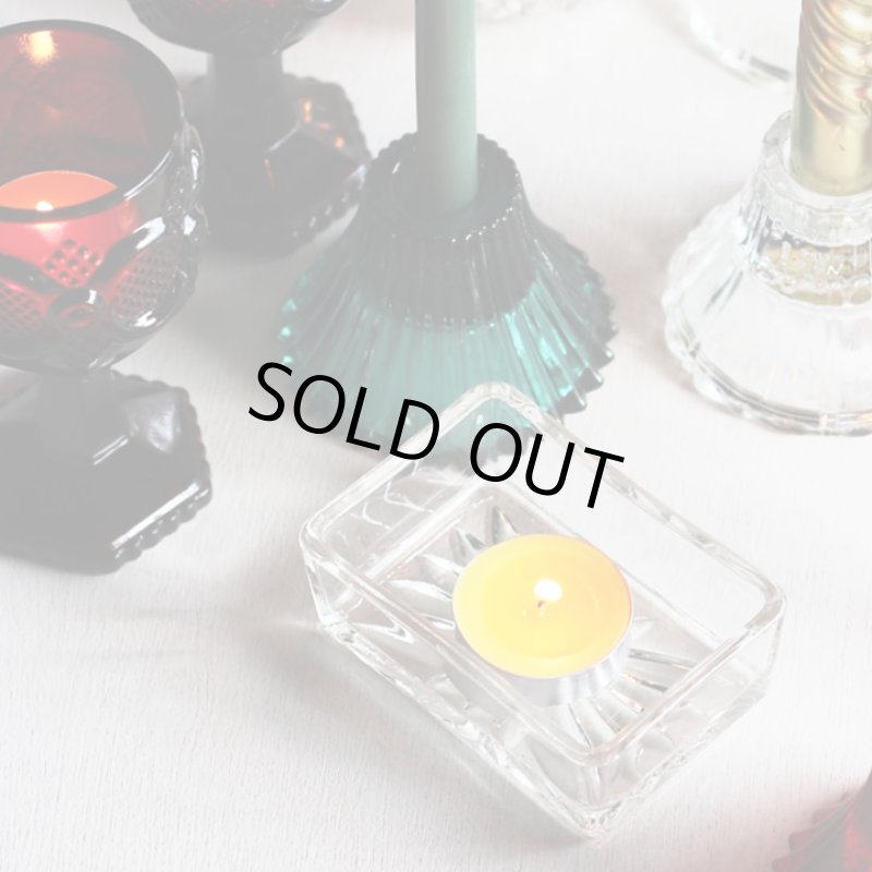 画像7: アメリカヴィンテージカットグラスガラストレイ｜アンティーク小物入れ小皿 (7)