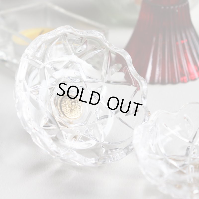 画像7: アイルランドヴィンテージ小物入れクラダリング付ガラストリンケットボックス｜アンティークキラーニージュエリーケース (7)