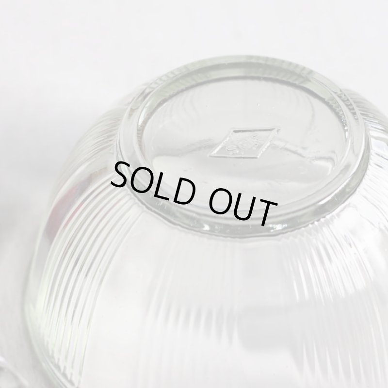 画像11: ヴィンテージガラスの小物入れキャンディポットアクセサリーケース｜S.G.F.戦前アンティーク硝子容器昭和レトロ (11)